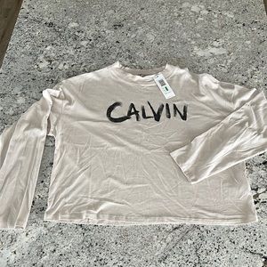 Calvin Klein Performance Cropped LS Tee - Women’s